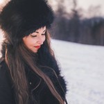 zima, winter, samyang, 35mm, girl, snow, hat, laliki, samyang 35,